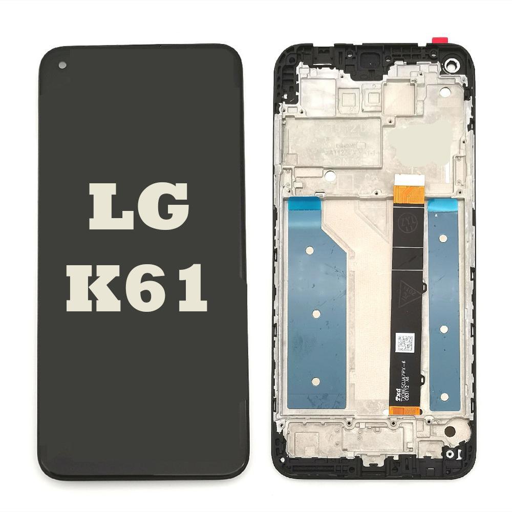 LG K61 LCD & Digitizer with Frame  Screen LG K61 LCD & Digitizer with Frame  Screen
